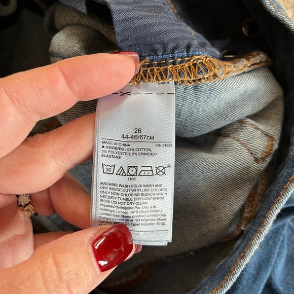 GAP 1969 Straight True Skinny Jeans Women’s size 26 - Picture 15 of 15